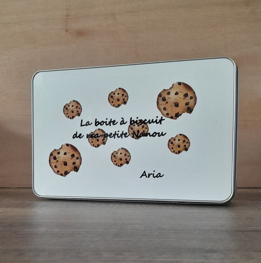 Boite à Biscuit - L'atelier de Lise M - Maitresse - Grand - mère - Idée Cadeau - L'atelier de Lise M