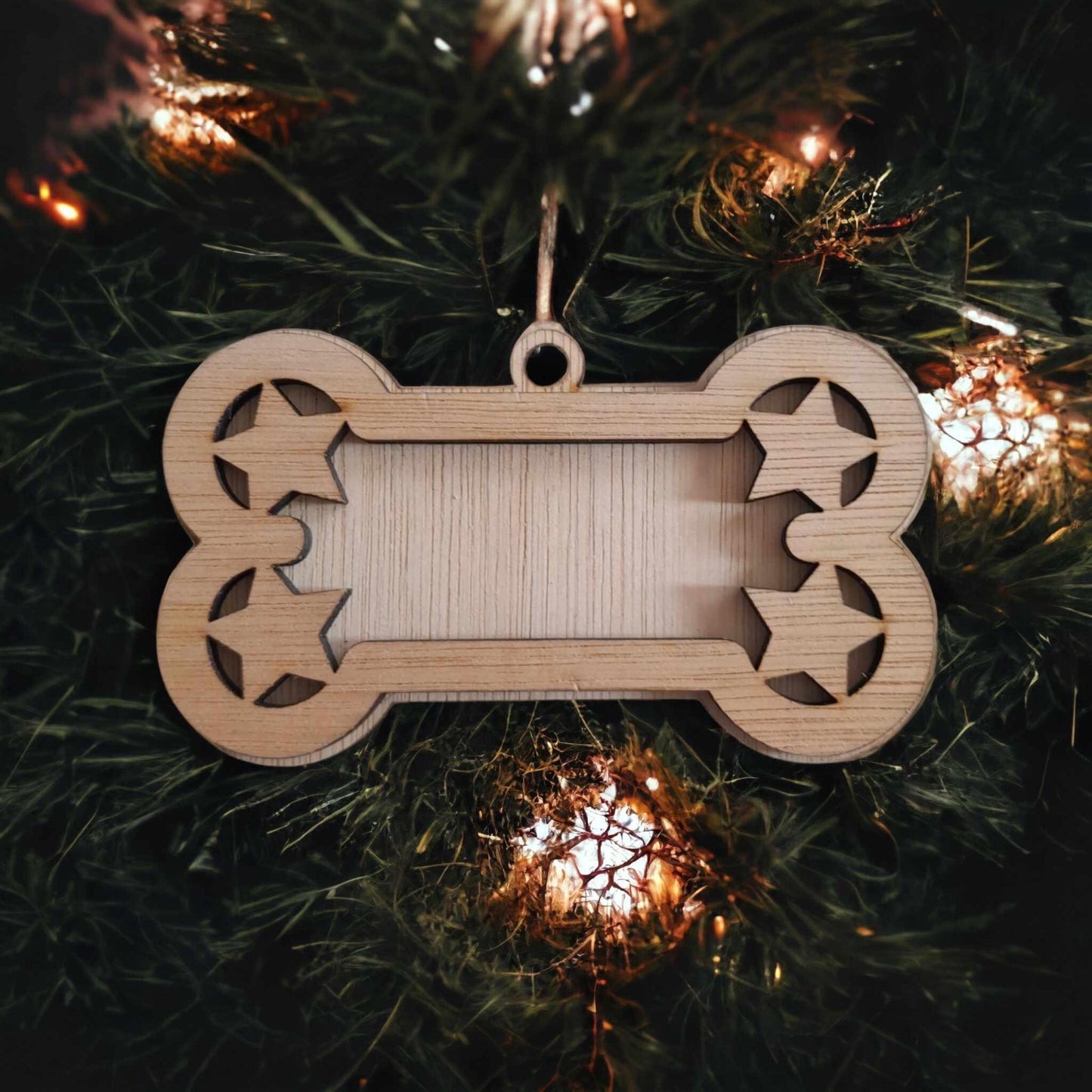 Boule de Noël en bois "Animaux" - L'atelier de Lise M