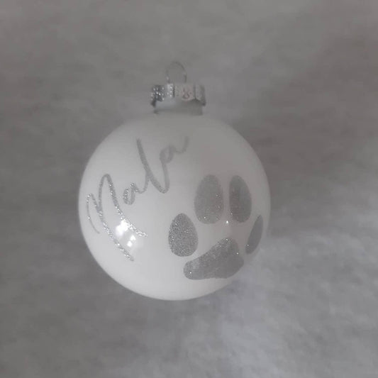 Boule de Noël personnalisé "Animaux" - L'atelier de Lise M - Chat, Chien et Cheval - L'atelier de Lise M