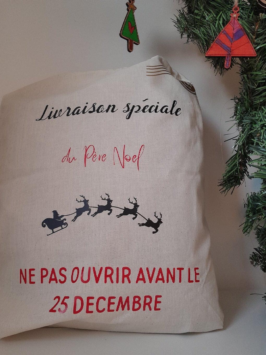 Hotte du père Noël - L'atelier de Lise M