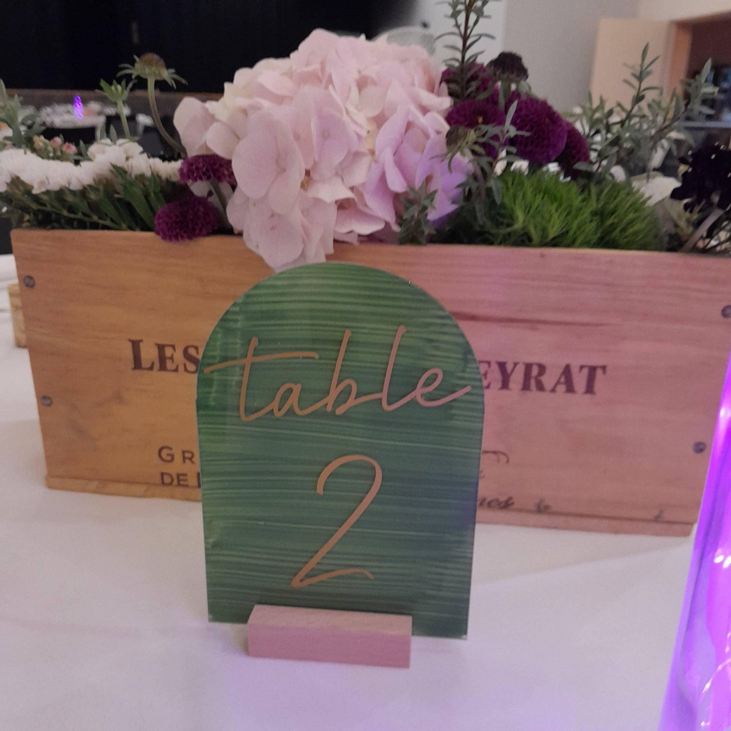 Numéro de table - L'atelier de Lise M - Mariage - personnalisable - unité ou lot - L'atelier de Lise M