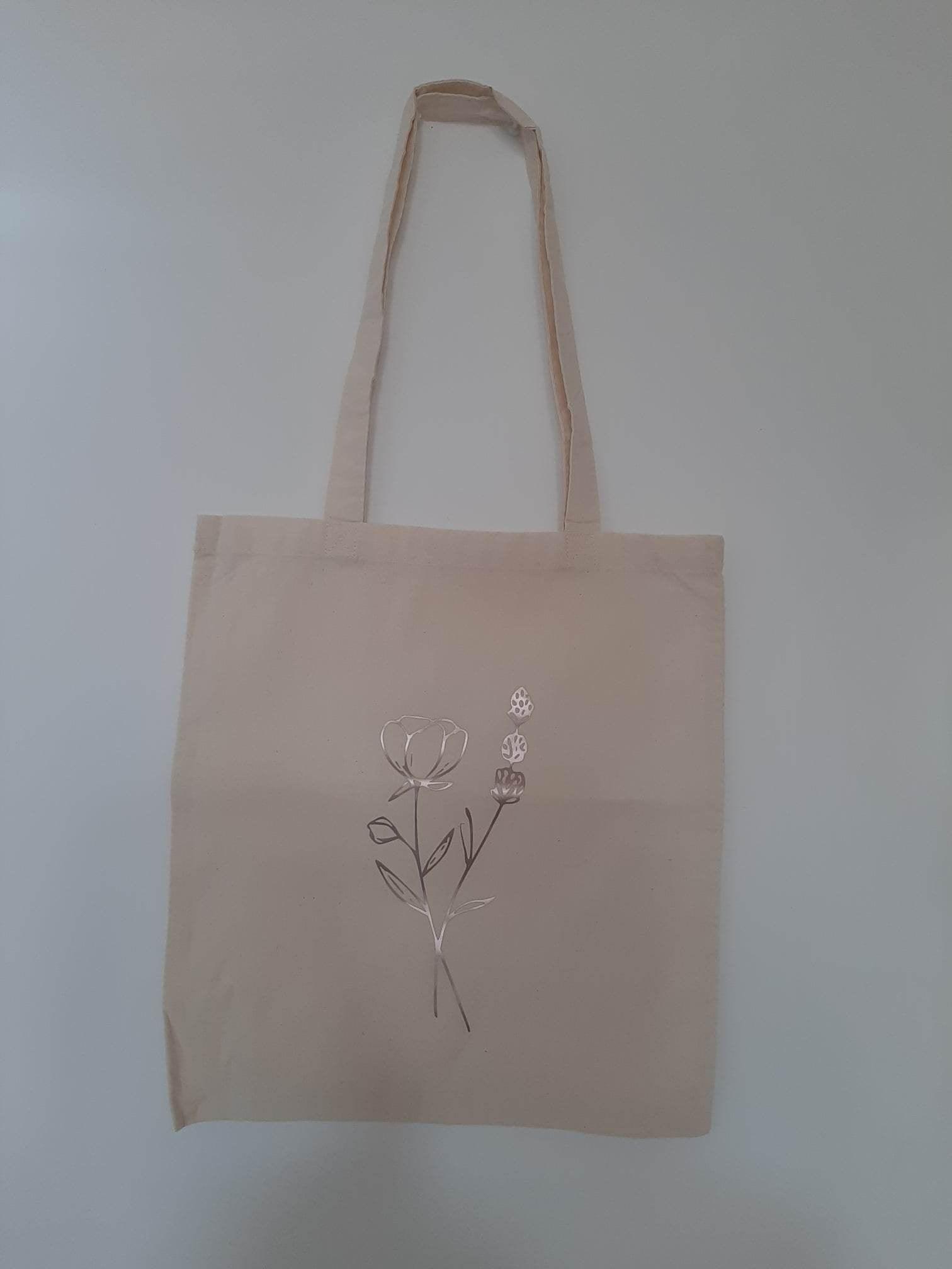 Tote Bag citation positive - L'atelier de Lise M - Personnalisation - sac de course - L'atelier de Lise M