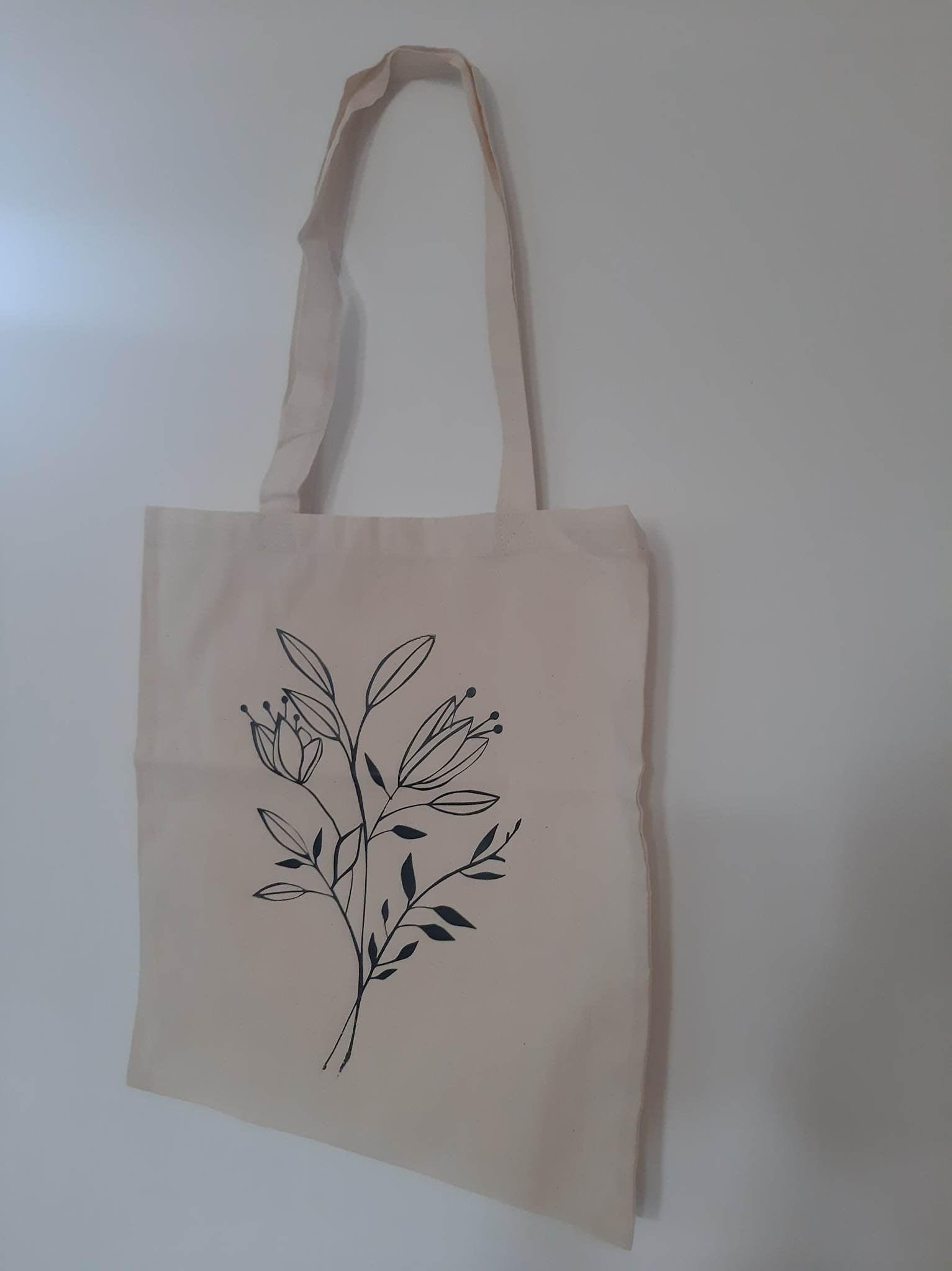 Tote Bag citation positive - L'atelier de Lise M - Personnalisation - sac de course - L'atelier de Lise M